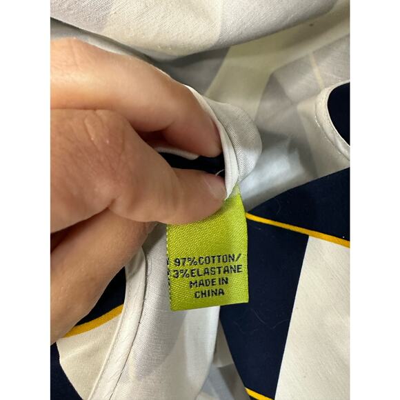 Elizabeth mckay christie top‎ navy white size 0 NEW - Picture 5 of 7